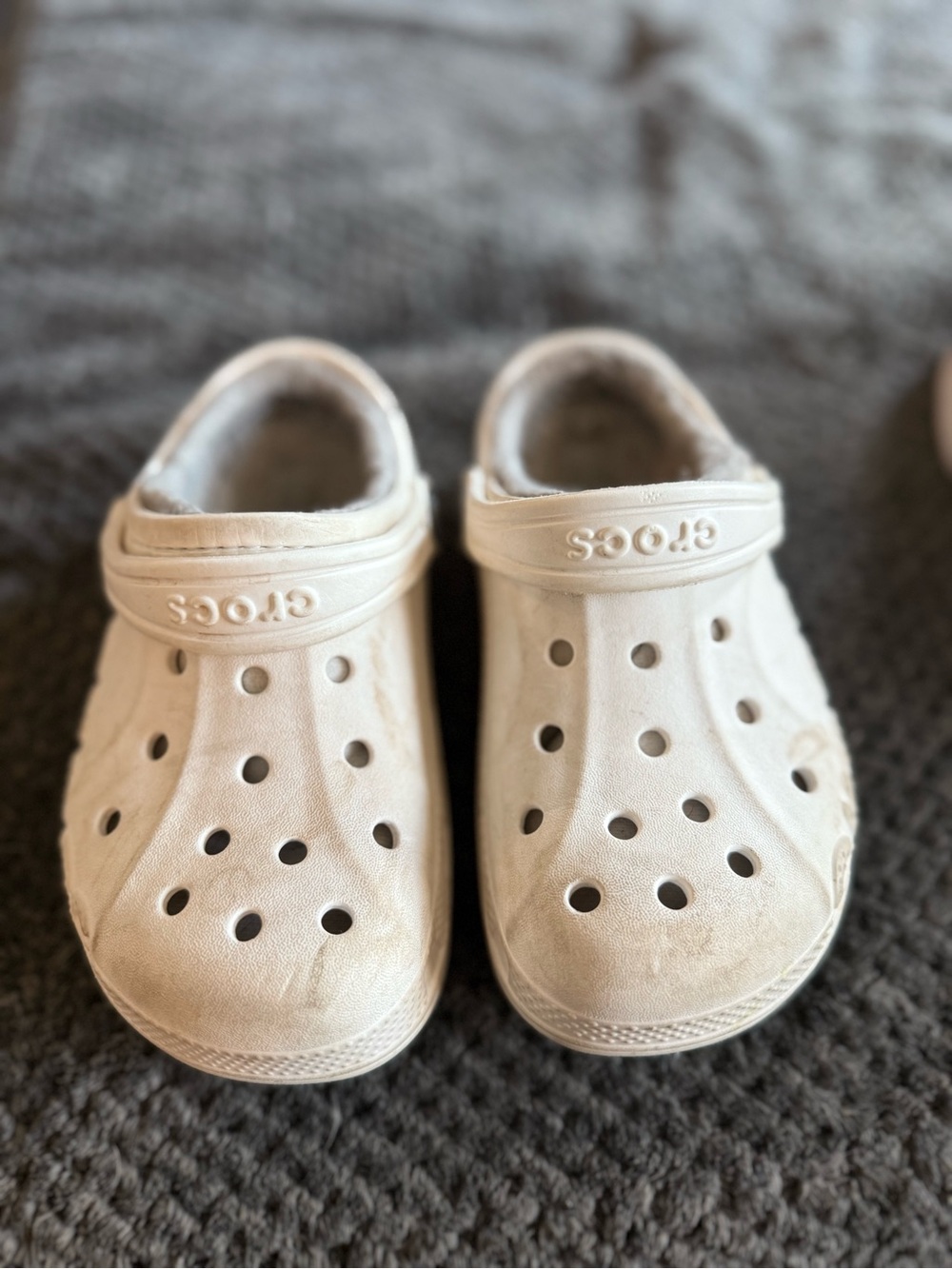 CROCS Kids Fuzzy Slip-On Clog